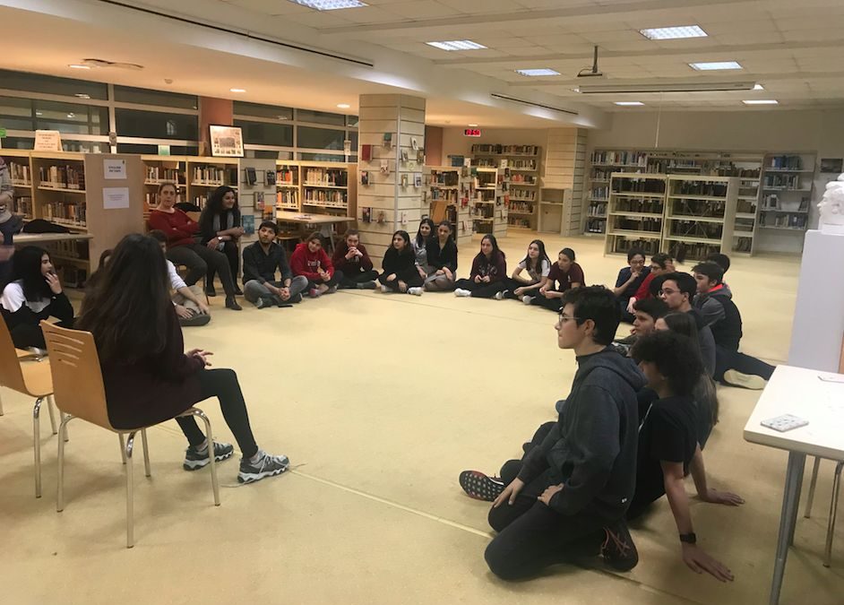 Ortaokul Öğrencilerimizin Kütüphanede Bir Gece Etkinliği Gerçekleşti