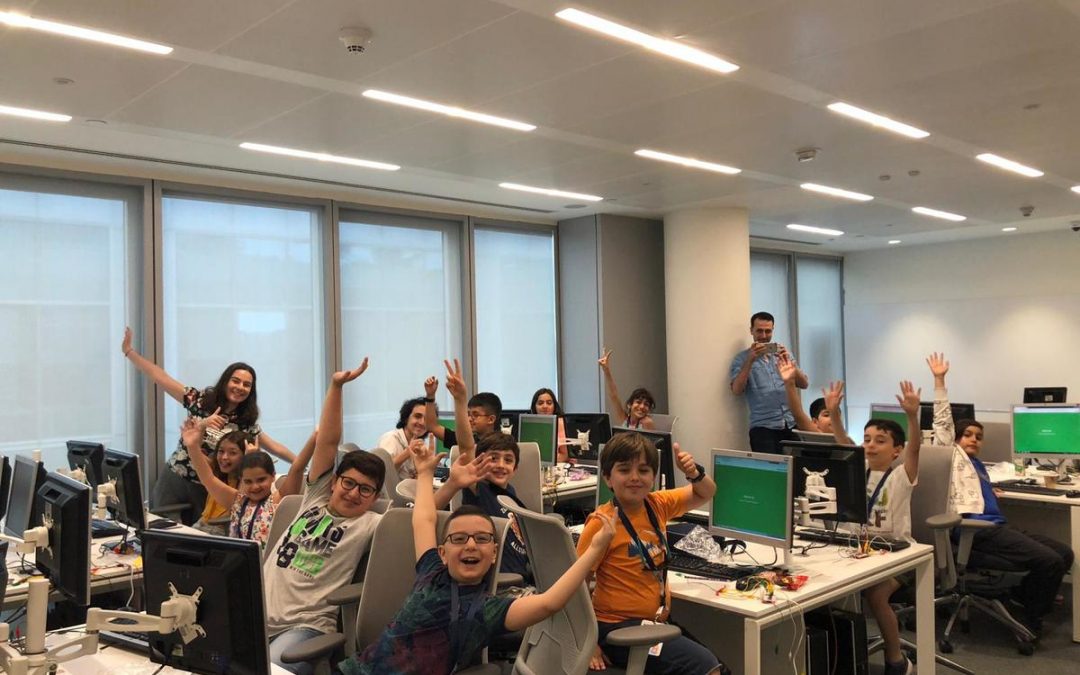 Our Students Took Part in the QNB Finansbank Scratch Workshop as Trainers