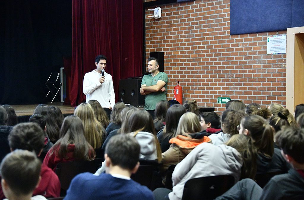 Our Alumni National Tennis Player Cem İlkel Met with Middle School Students