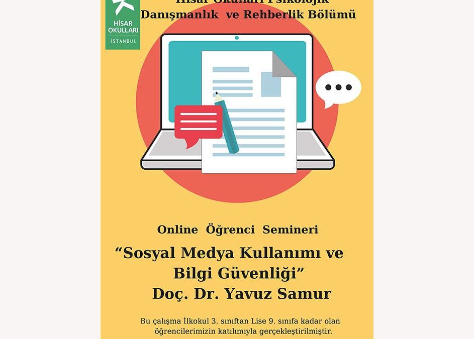 Assoc. Dr. Yavuz Samur Came Together With Our Students at the Online Counseling Seminars