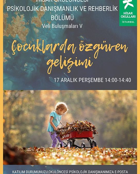 Okulöncesi Rehberlik Bölümümüzün Çevrimiçi Veli Paylaşım Buluşmalarında 5. Oturum 17 Aralık Perşembe Günü