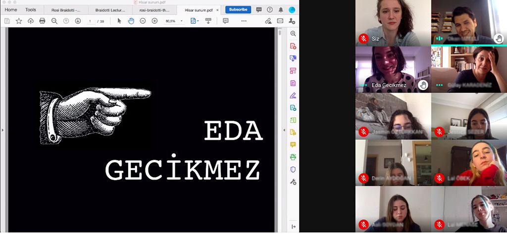 The New Guest of Student-Artist Meetings Was Artist Eda Gecikmez