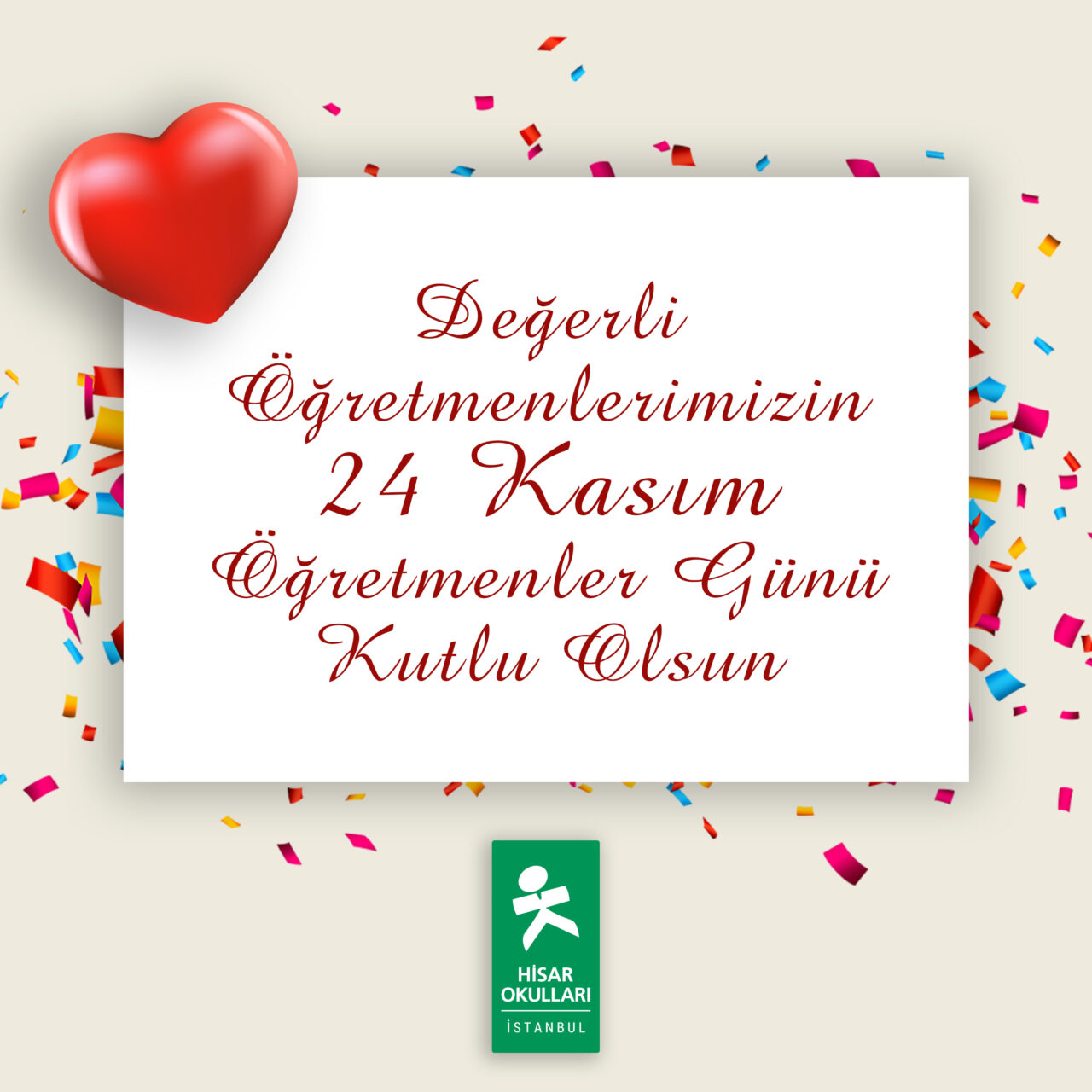 Öğretmenler Günü Kutlu Olsun