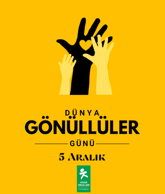 5 Aralık Dünya Gönüllüler Günü Kutlu Olsun