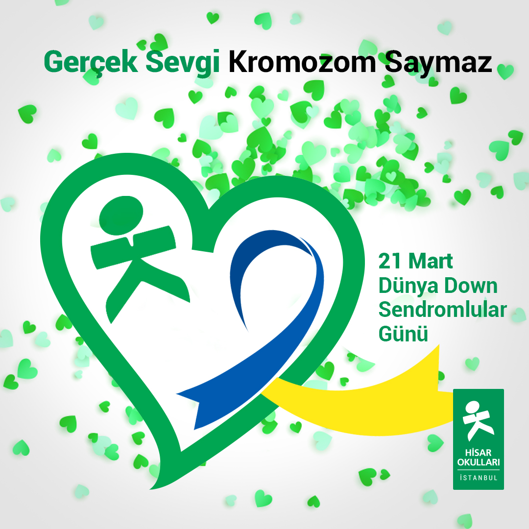 Bugün 21 Mart Dünya Down Sendromu Farkındalık Günü