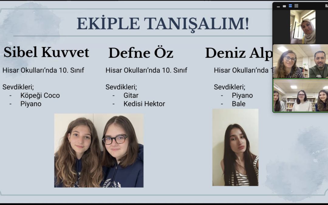 Hisar High School and Soğanlı Middle  School students in Diyarbakır met at the “Bookworms” Club
