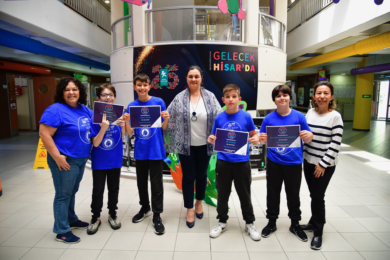 The Hisar School ECIS Team Returned with Awards from the Math Quest Competition