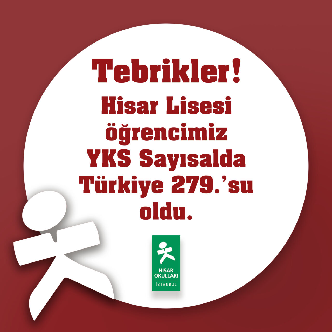Our Student Ranked 279th in The YKS