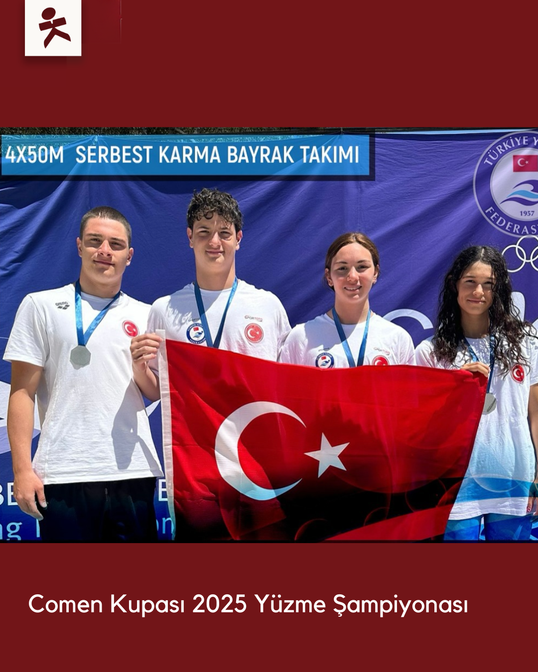 Comen Kupası 2025 Yüzme Şampiyonası’nda Gümüş Madalya